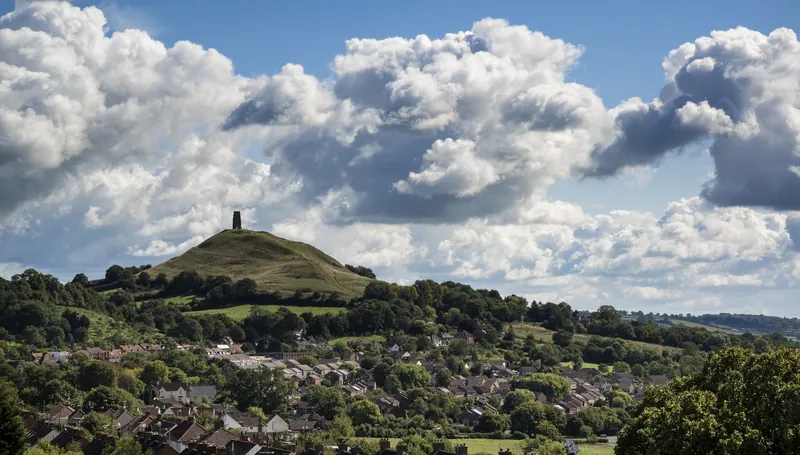 Glastonbury town and the Tor